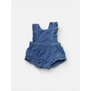 Cat & Jack Denim Romper Newborn NWT